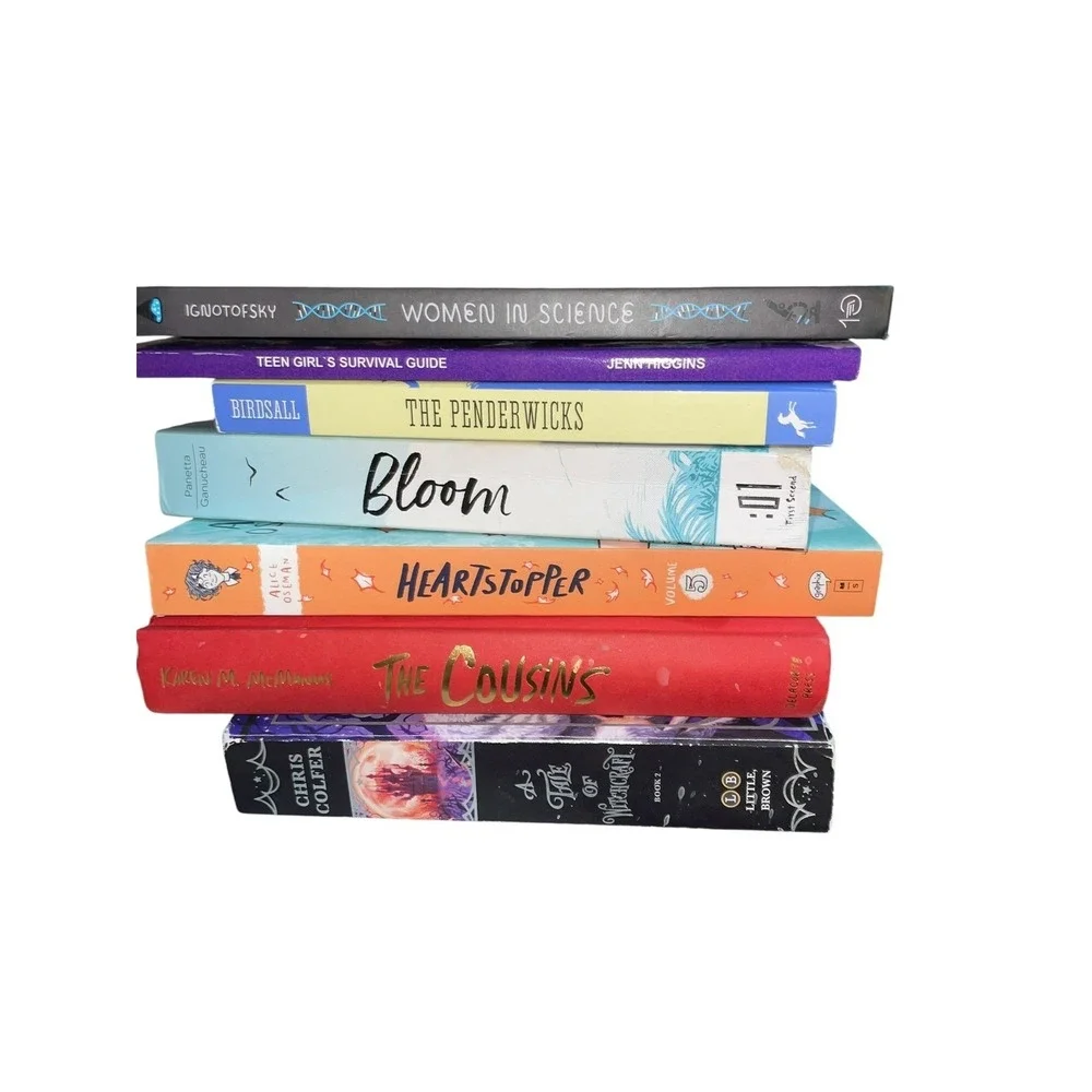 YA Book Lot Heartstopper Percy Jackson I Survived Rebel Girls 10‎ Books